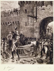 Der Tod von Bonchamps im Jahr 1793